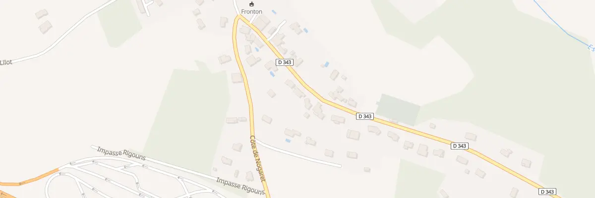 Plan du 206 Rte des Bordes de Haut à Hastingues