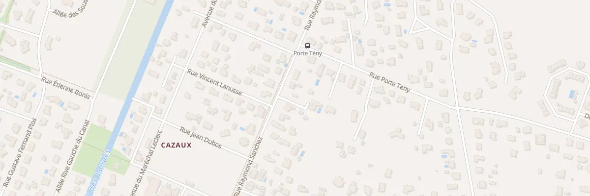 Plan du 36T Rue Raymond Sanchez Cazaux à La Teste-de-Buch