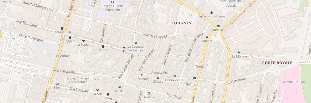 Plan du 24 Rue des Cloutiers à La Rochelle