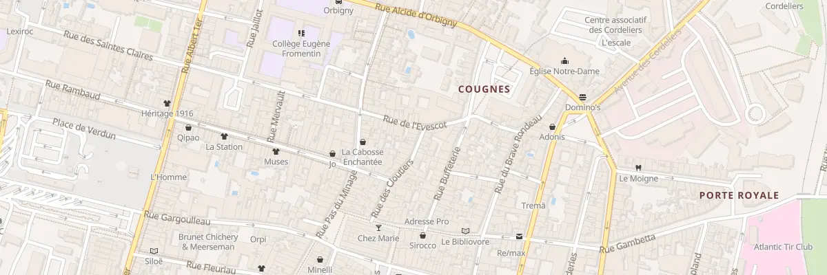 Plan du 29 Rue des Cloutiers à La Rochelle