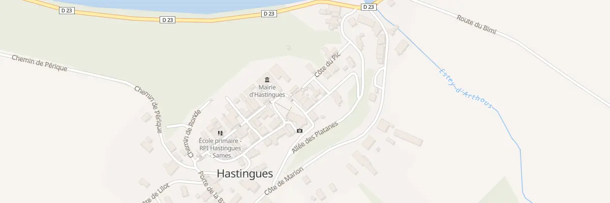 Plan du 403 Le Bourg à Hastingues