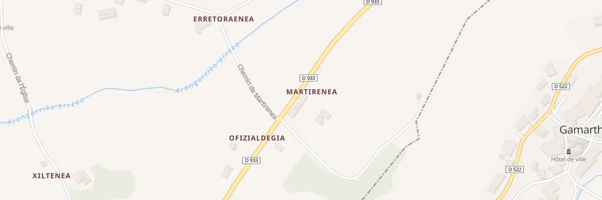 Plan du 5028 Bethatea à Ainhice-Mongelos