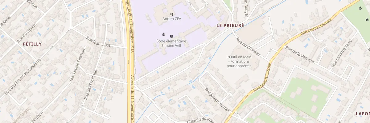 Plan du 23 Rue du Cdt l’Herminier à La Rochelle