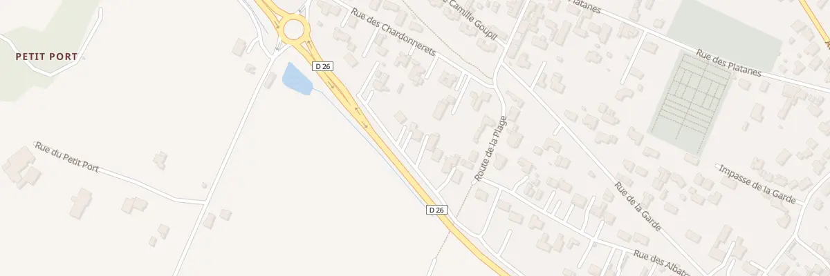 Plan du 7 Rue de Tal Bois à Bourcefranc-le-Chapus