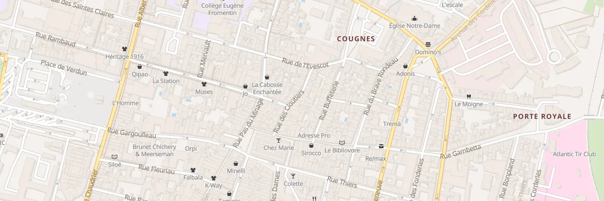 Plan du 20 Rue des Cloutiers à La Rochelle