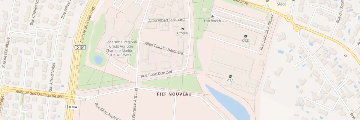 Plan du 32 Rue René Dumont à Lagord