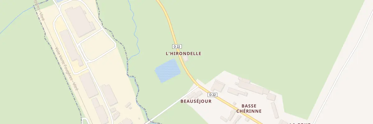 Plan du 5048 L’Hirondelle à La Selle-en-Luitré