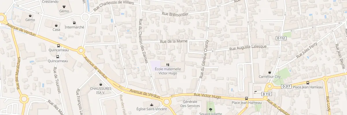 Plan du 6T Rue de la Marne à La Teste-de-Buch