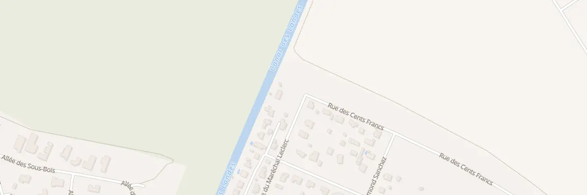 Plan du 91B Rue du Mal Leclerc Cazaux à La Teste-de-Buch