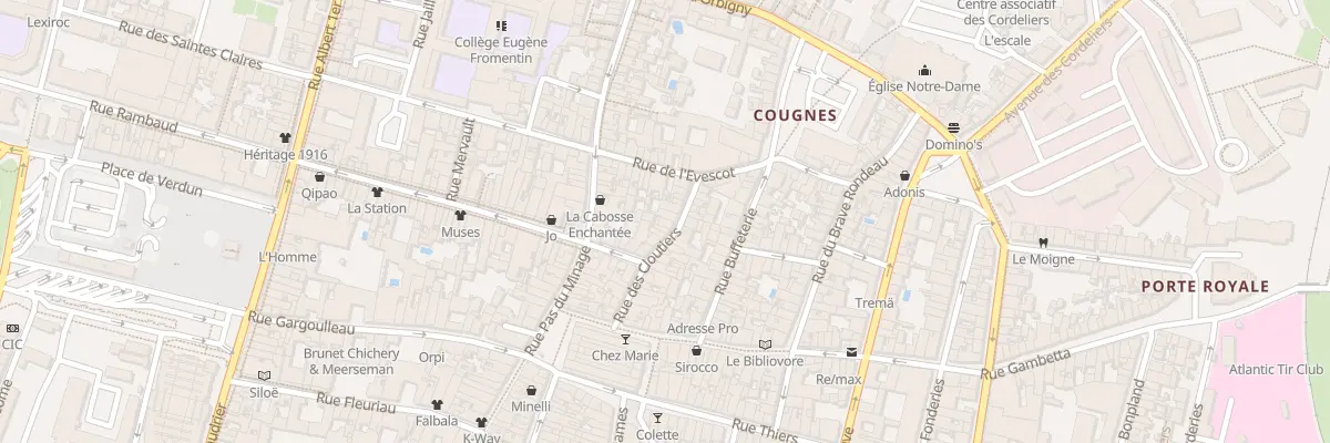 Plan du 19 Rue des Cloutiers à La Rochelle