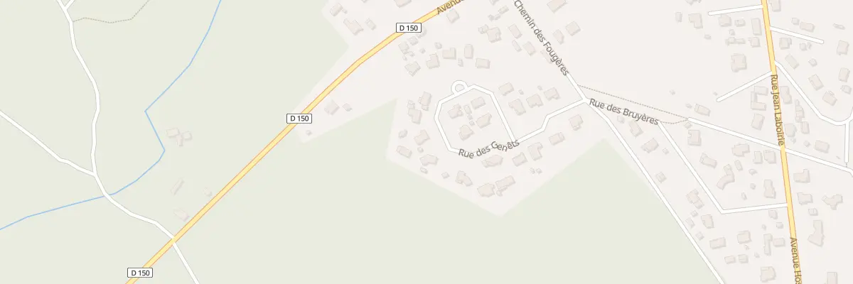 Plan du 274 Rue des Genêts à Herm