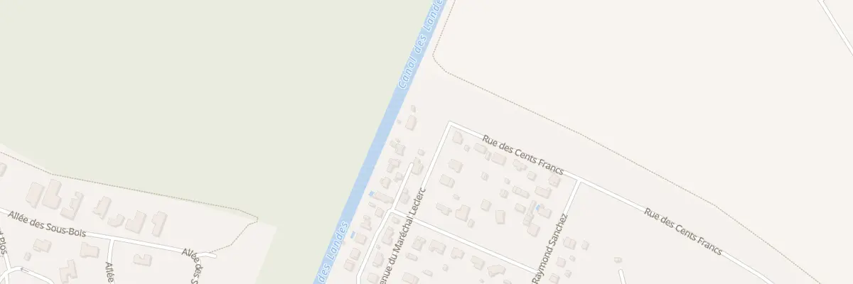 Plan du 91 Rue du Mal Leclerc Cazaux à La Teste-de-Buch