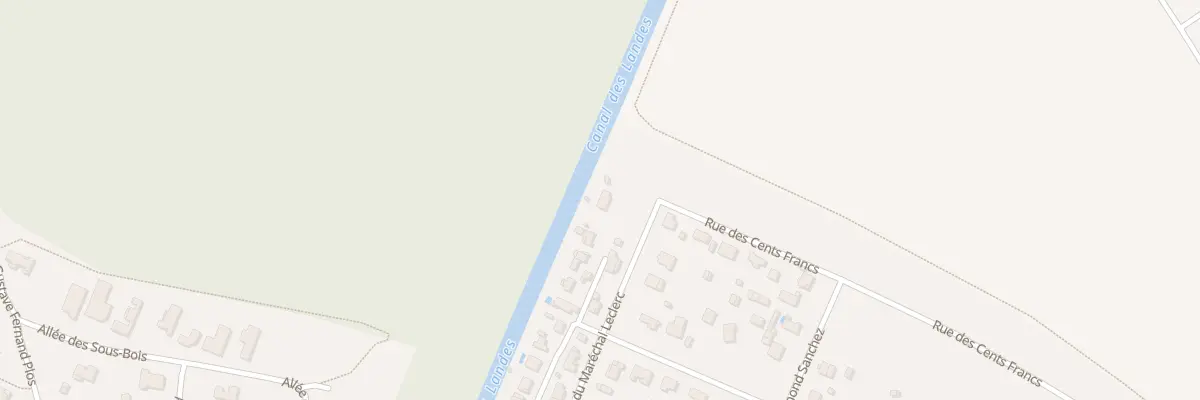 Plan du 93 Rue du Mal Leclerc Cazaux à La Teste-de-Buch
