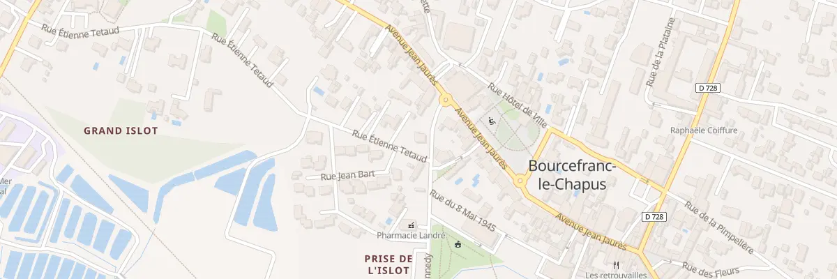 Plan du 1 Rue Kennedy à Bourcefranc-le-Chapus