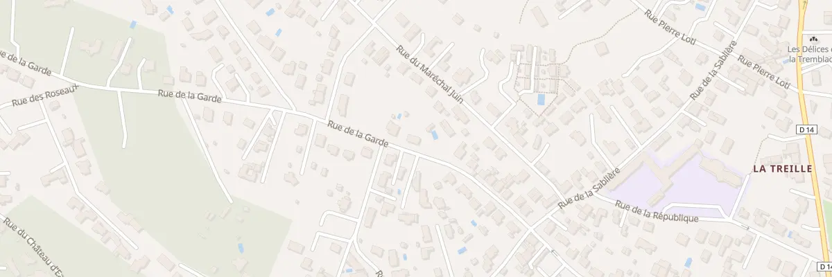 Plan du 16 Rue de la Garde à La Tremblade