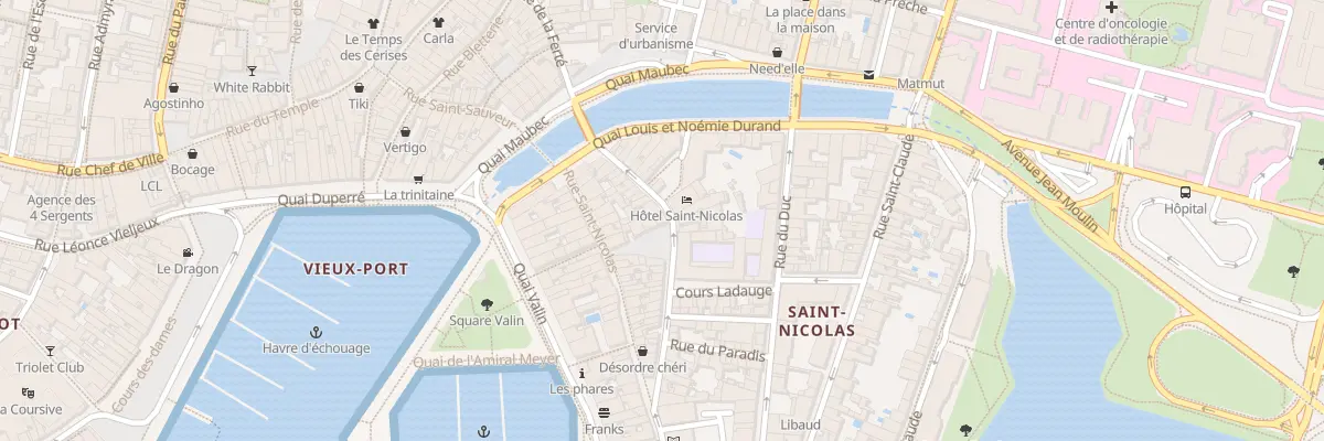 Plan du 7 Rue de la Fourche à La Rochelle