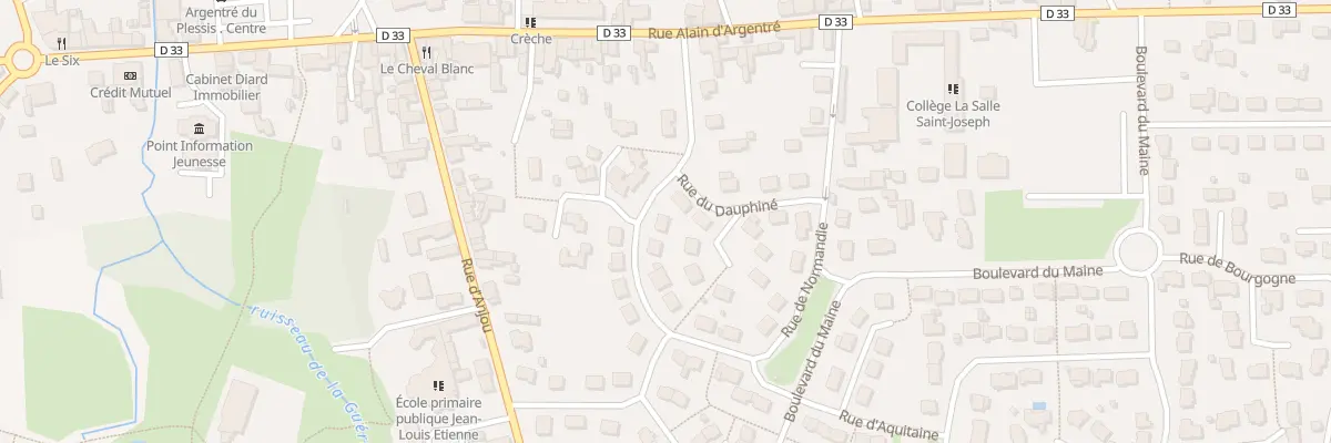 Plan du 5 Rue de Bretagne à Argentré-du-Plessis