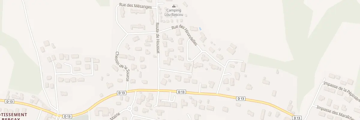 Plan du 160 Rue des Hirondelles à Rivière-Saas-et-Gourby