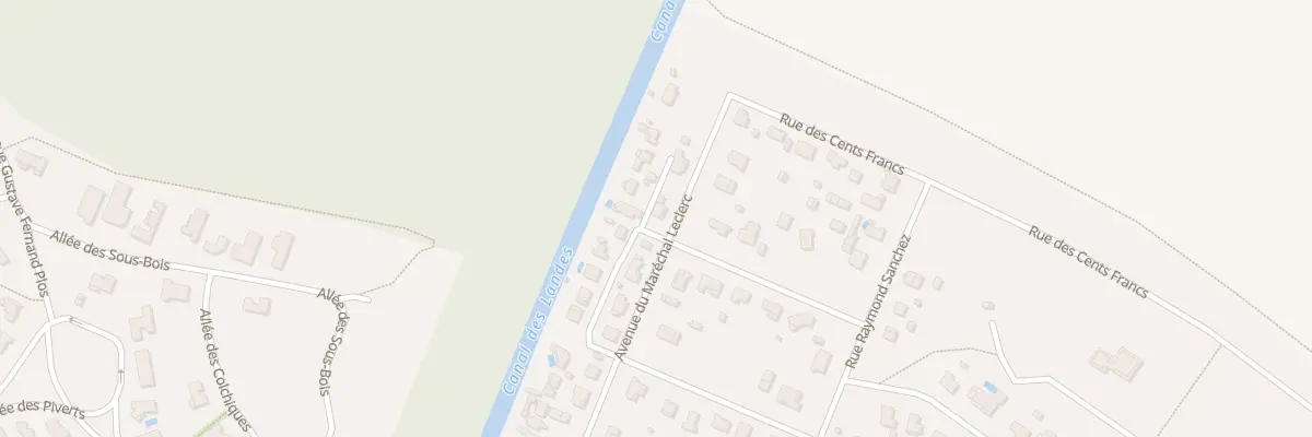 Plan du 85 Rue du Mal Leclerc Cazaux à La Teste-de-Buch