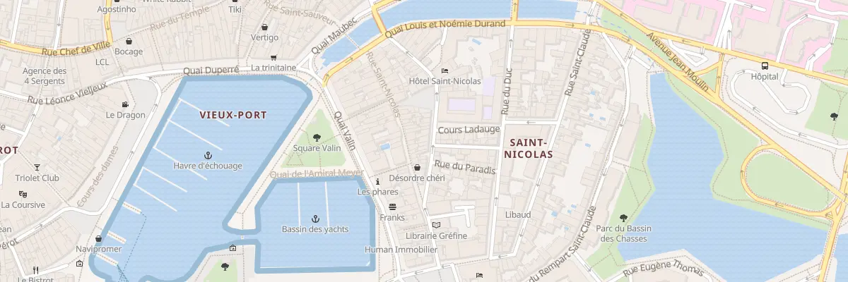 Plan du 36 Rue Sardinerie à La Rochelle