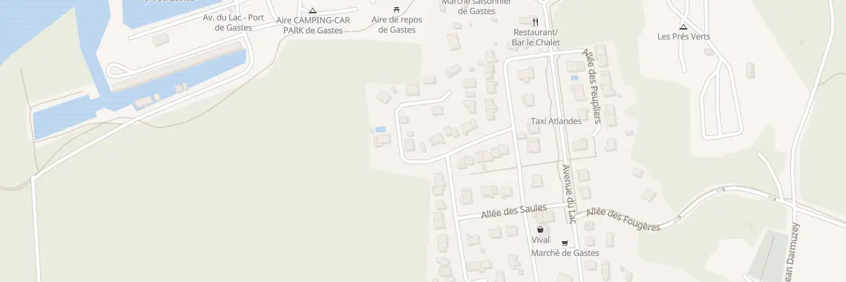 Plan du 98 All des Chénes à Gastes