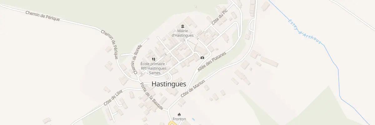Plan du 33 Rue des Jurats à Hastingues
