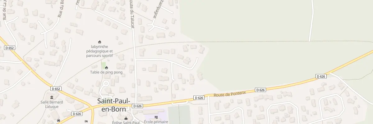 Plan du 7 Lot le Clos du Résinier à Saint-Paul-en-Born