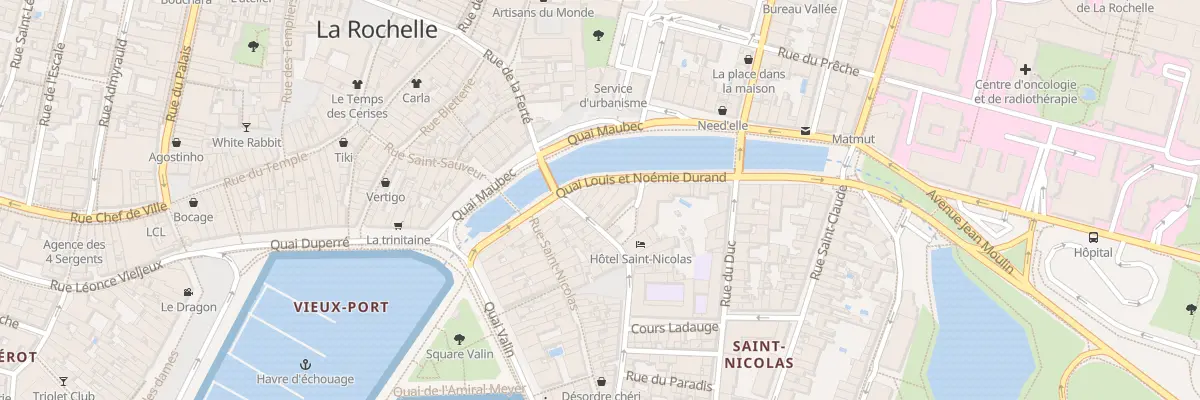 Plan du 16 Quai Louis et Noémie Durand à La Rochelle