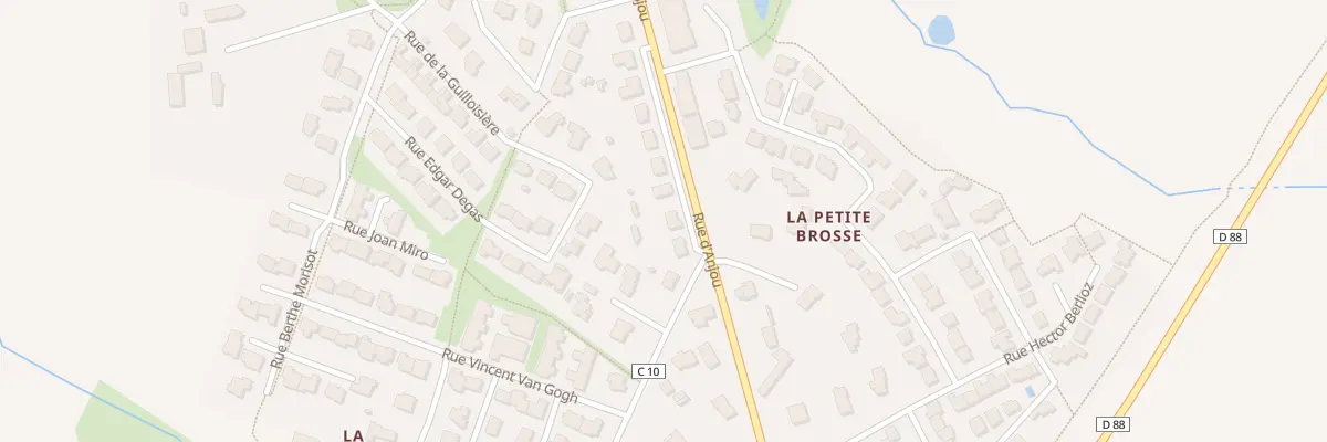 Plan du 70 Rue d’Anjou à Argentré-du-Plessis