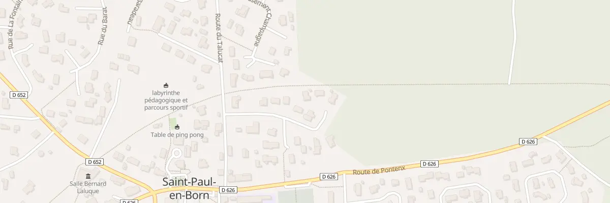 Plan du 8 Lot le Clos du Résinier à Saint-Paul-en-Born
