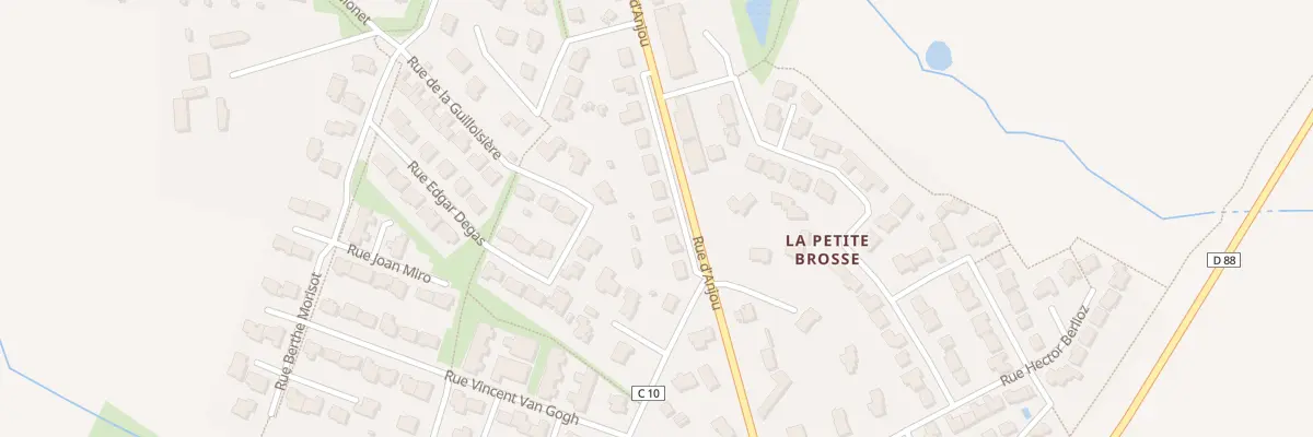 Plan du 68 Rue d’Anjou à Argentré-du-Plessis