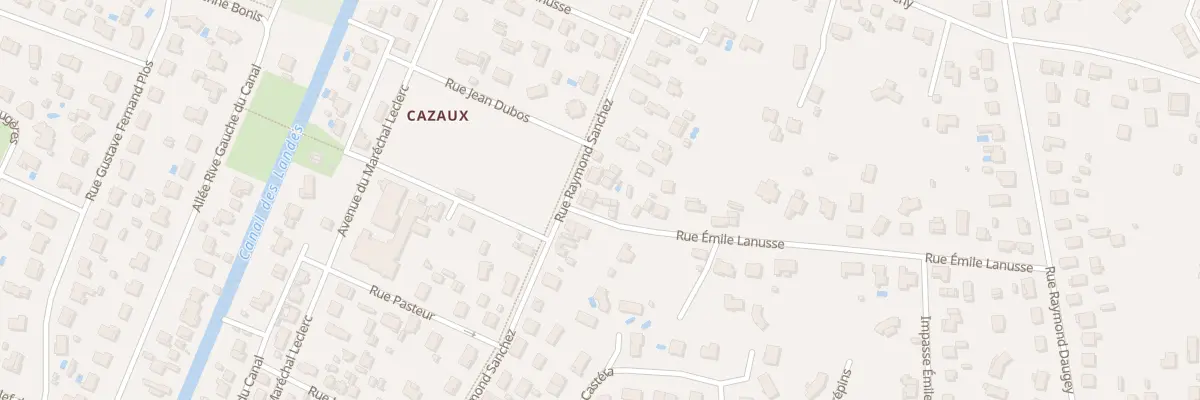 Plan du 22 Rue Raymond Sanchez Cazaux à La Teste-de-Buch