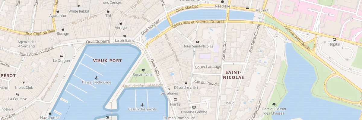 Plan du 19 Rue Saint Nicolas à La Rochelle
