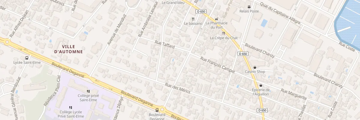 Plan du 11 Rue Thomas Lussan à Arcachon