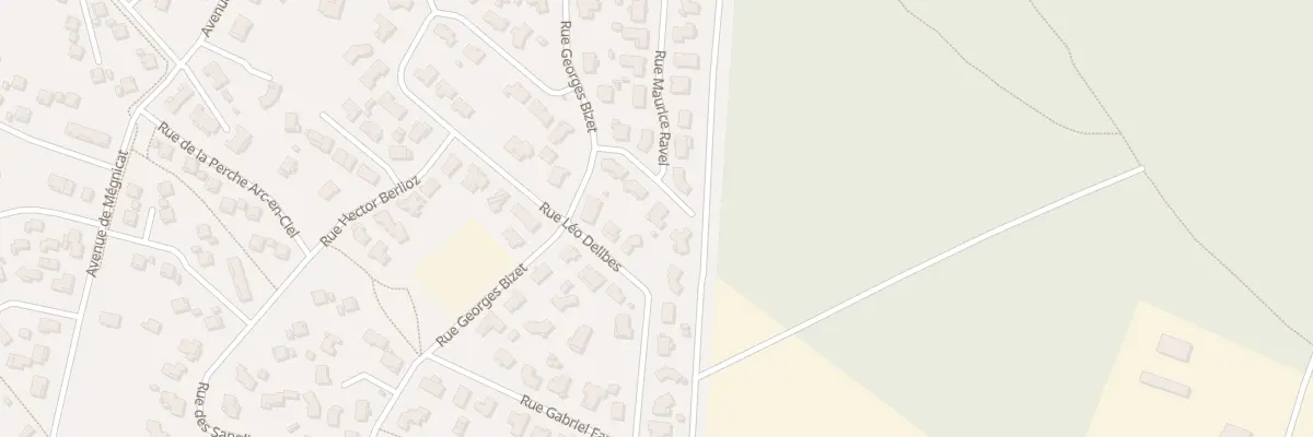 Plan du 78 Rue Jacques Offenbach à Biscarrosse
