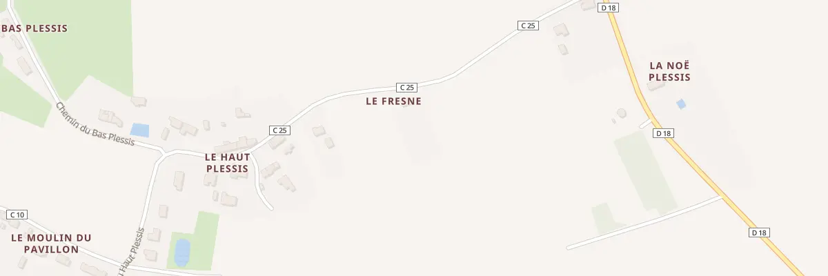 Plan du 5 Le Fresne à La Roche-Blanche