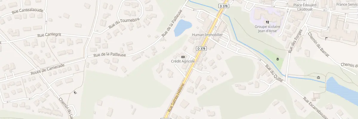 Plan du 296 Rue Sainte Hélène à Castets