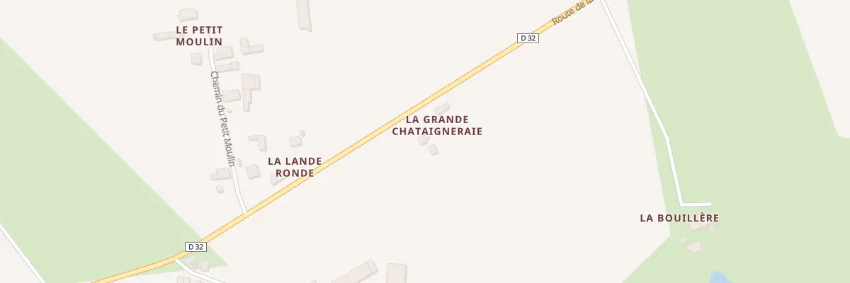 Plan du 2041 Rte de la Guerche de Bretagne à Cuillé