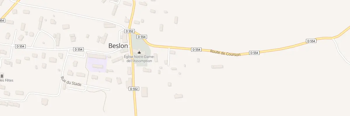 Plan du 5019 Le Bourg à Beslon