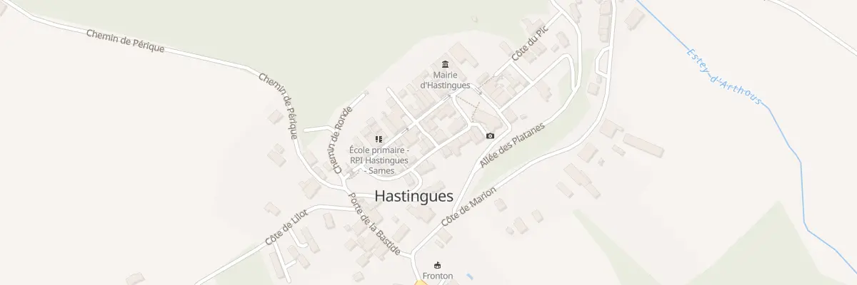 Plan du 28 Pas du Gouverneur à Hastingues