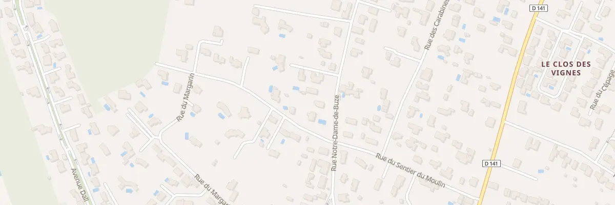 Plan du 9 Rue Notre-dame de Buze aux Mathes