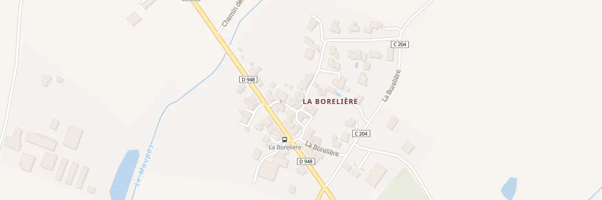 Plan du 215 La Borelière à Bournezeau