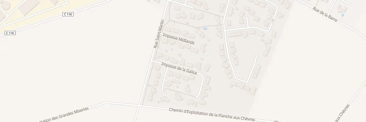 Plan du 33 Imp de la Galice à Sainte-Florence