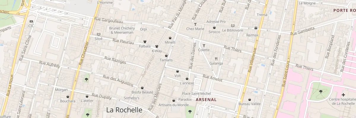 Plan du 17 Rue des Dames à La Rochelle