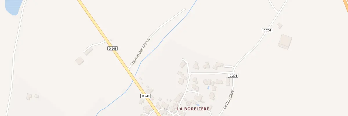 Plan du 265 La Borelière à Bournezeau