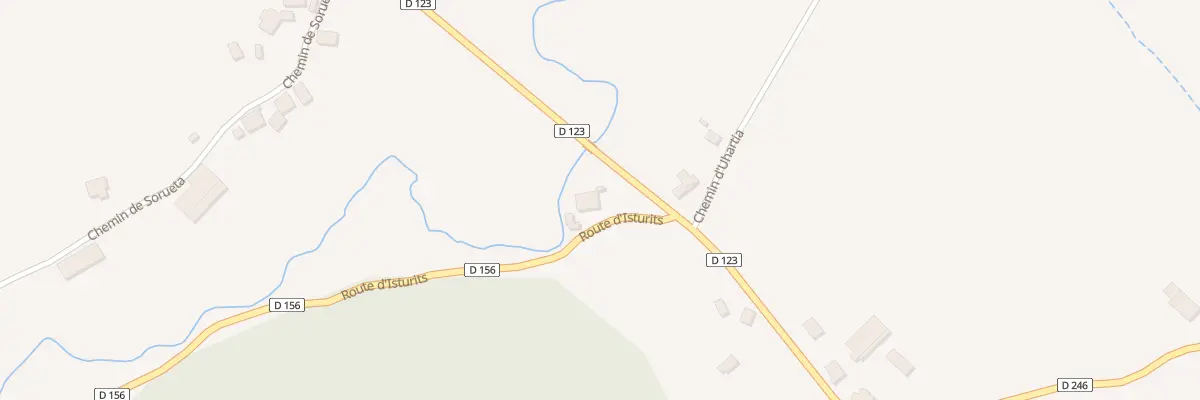 Plan du 2261 Rte de Laharanne à Orègue