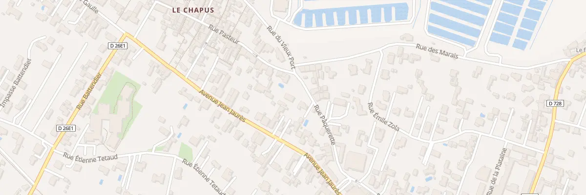 Plan du 10 Rue de la Paquerette à Bourcefranc-le-Chapus