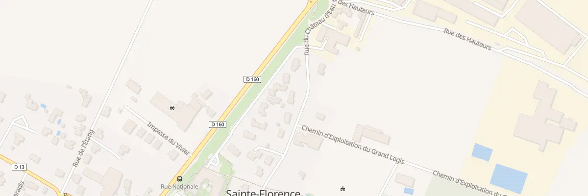 Plan du 18 Rue du château d’eau à Sainte-Florence