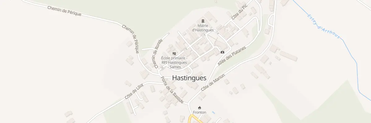 Plan du 96 Rue des Jurats à Hastingues