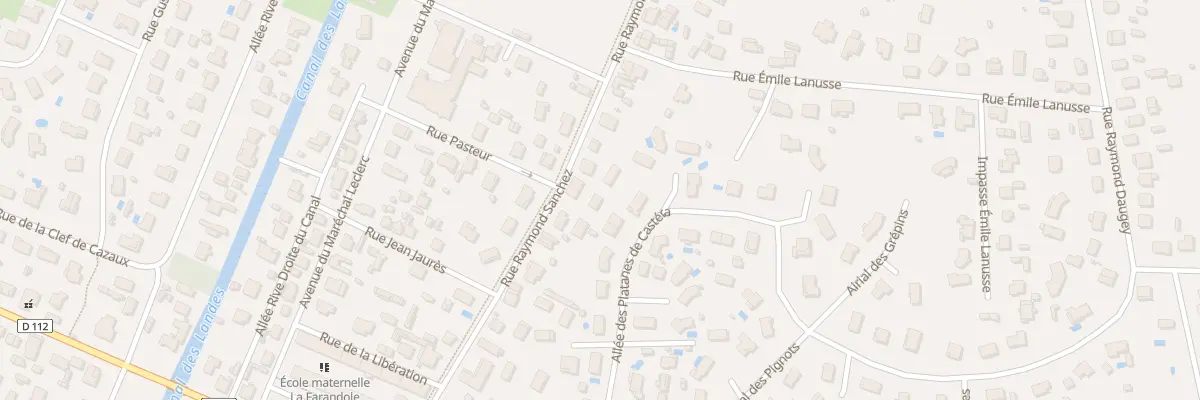 Plan du 14A Rue Raymond Sanchez Cazaux à La Teste-de-Buch